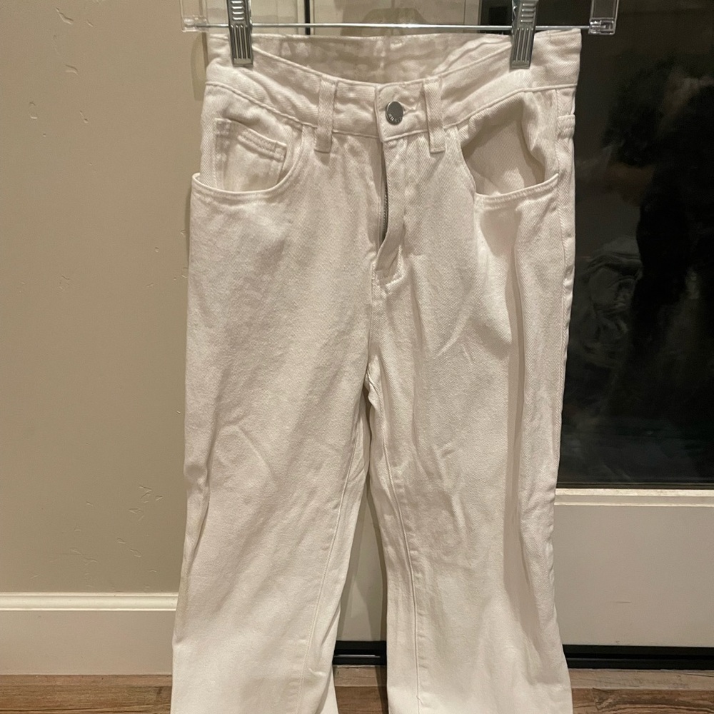 shein white jeans stain pictured